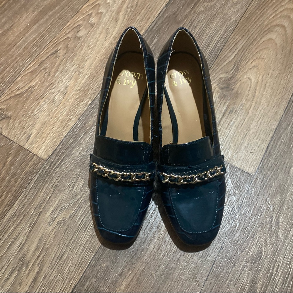 Crown & Ivy Square Toe Heel Size 6.5 - Picture 6 of 6